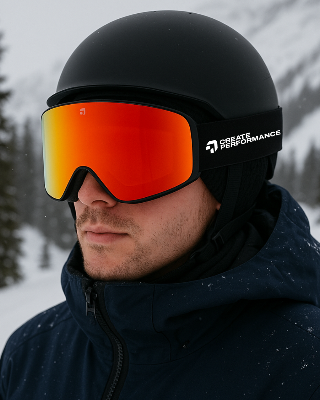 Ski Bril Oranje