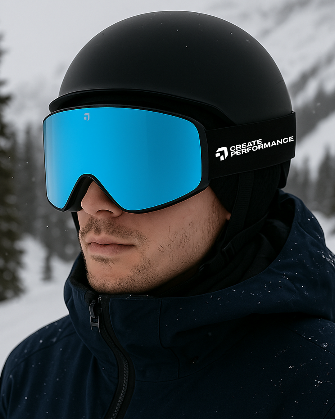 Ski Bril Blauw