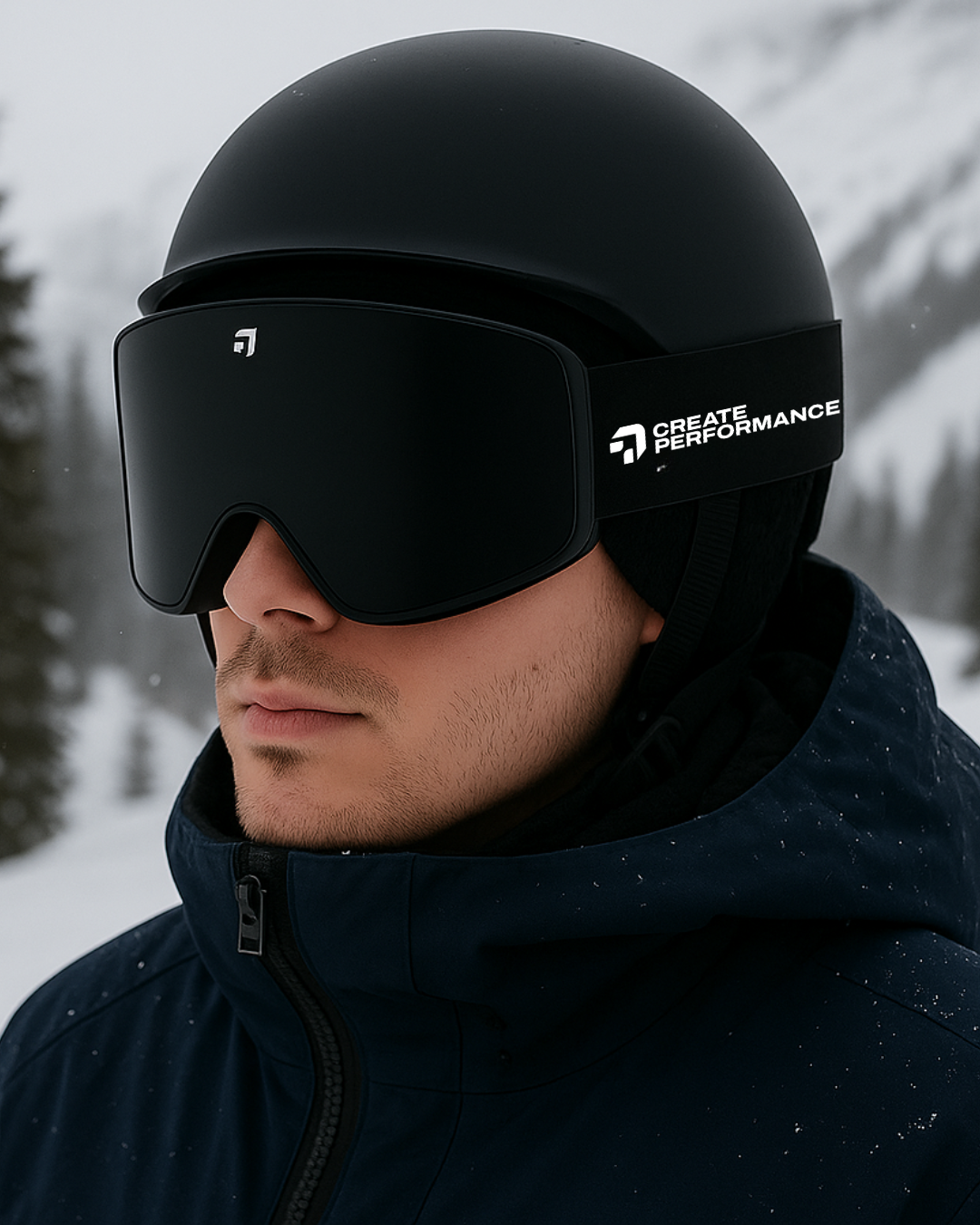 Ski Bril Zwart