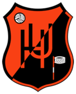 Partnerclub: oranje-zwart clubschild